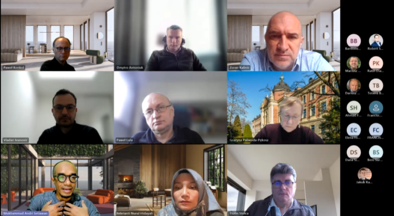Screenshot of participants.