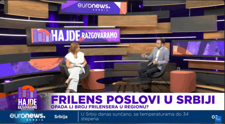 Interview in euronews.SERBIA