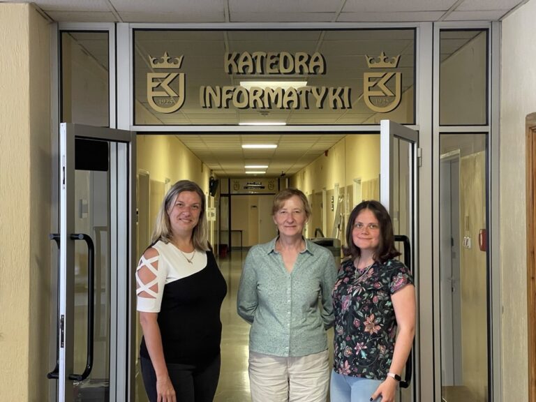 Prof. Tetiana Vakaliuk visit in Kraków