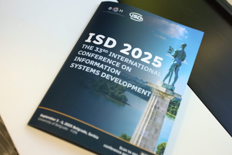 Presentation during ISD conference in Belgrade