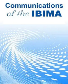 The first page of the publication: Communication of the IBIMA"