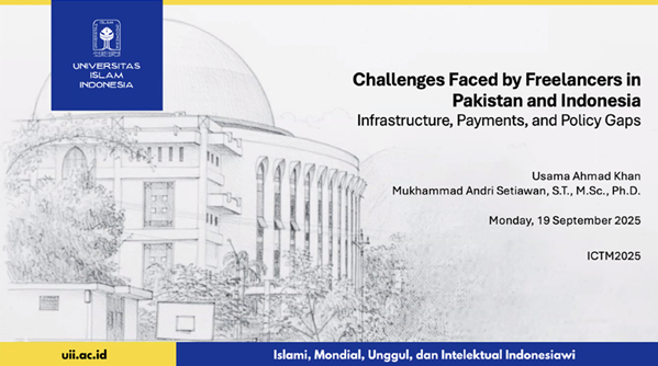 The first slide of the UII presentation.