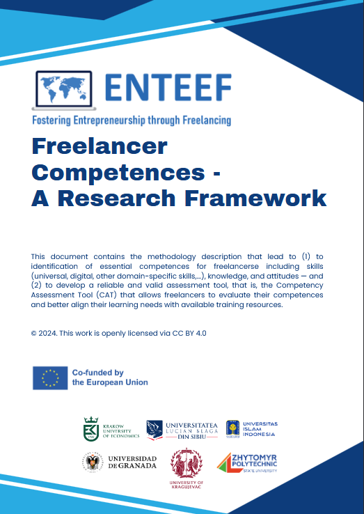 The first page of the document: Freelancer Smopetences - A Research Framework