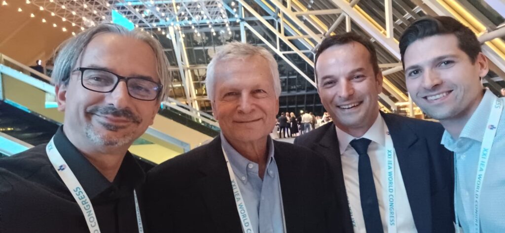 Prof. Vladan Ivanovic with participants of the World Congress.