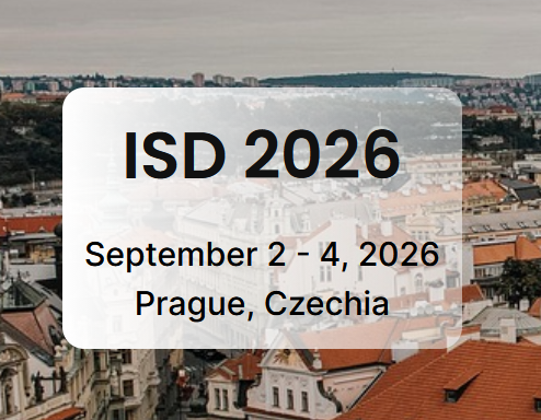Dates of ISD2026: September 2-4, 2026, Prague, Chechia.